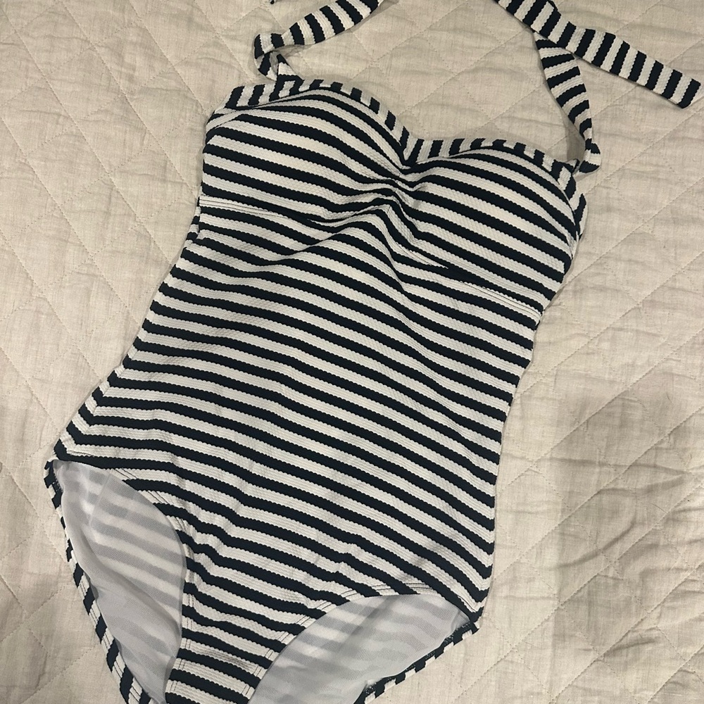 Boden White Mesh Detail Garment